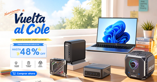 Ofertas Vuelta al Cole 2026 | Hasta un 48% de descuento en Mini PC y Portátiles IA ACEMAGIC