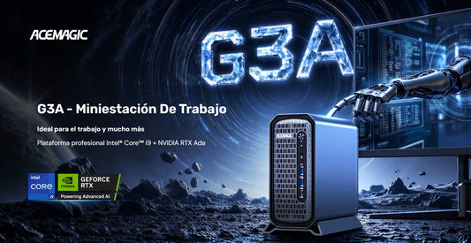 Ya está disponible para reserva la miniestación de trabajo ACEMAGIC G3A: rendimiento profesional en un diseño compacto de 3,46 L