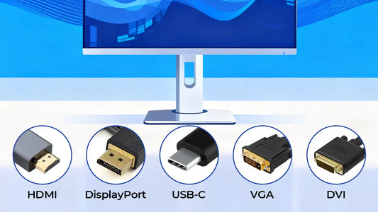 Explicación de los tipos de cables para monitores.