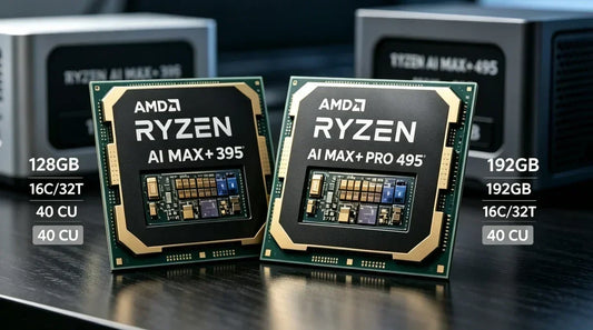 Ryzen AI Max+ PRO 495 vs 395: ¿Vale la pena 192 GB en 2026