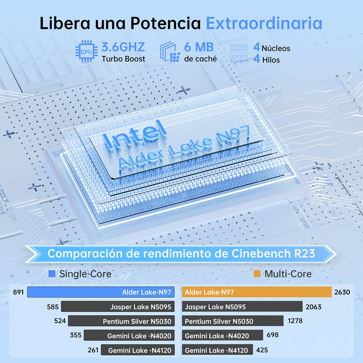 ACEMAGIC ‎AX17 Intel Alder Lake N97 17.3" Laptop