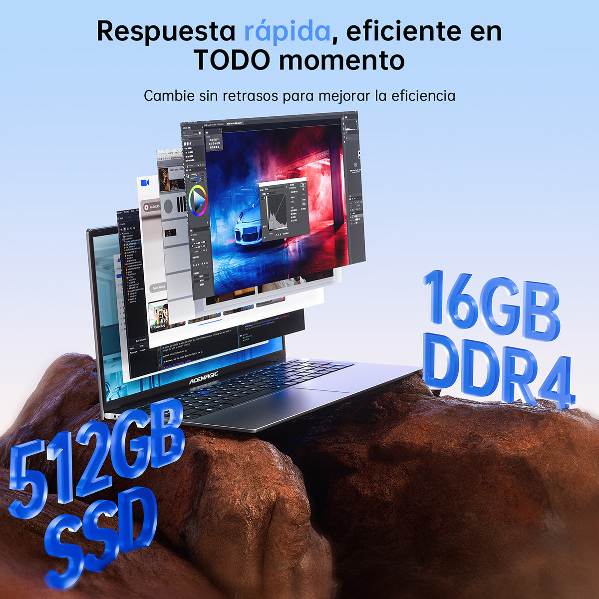 ACEMAGIC ‎AX17 Intel Alder Lake N97 17.3" Laptop