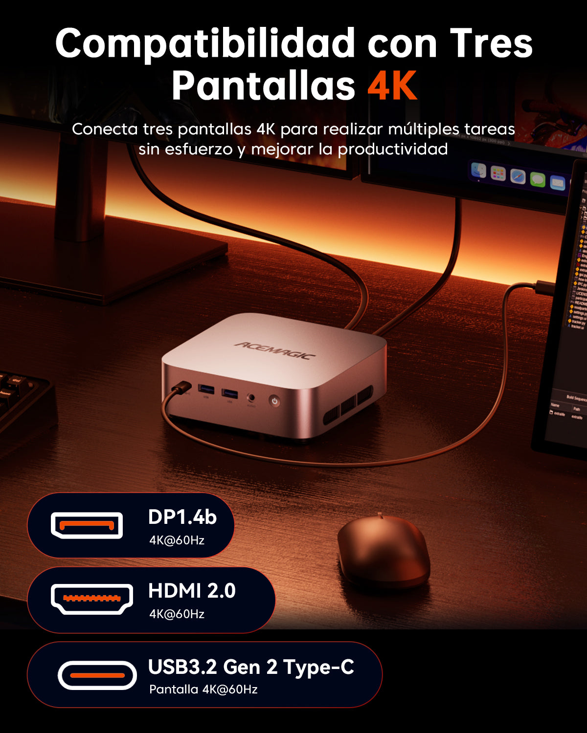 ACEMAGIC K1 Intel® Core™ i5-12600H Mini PC