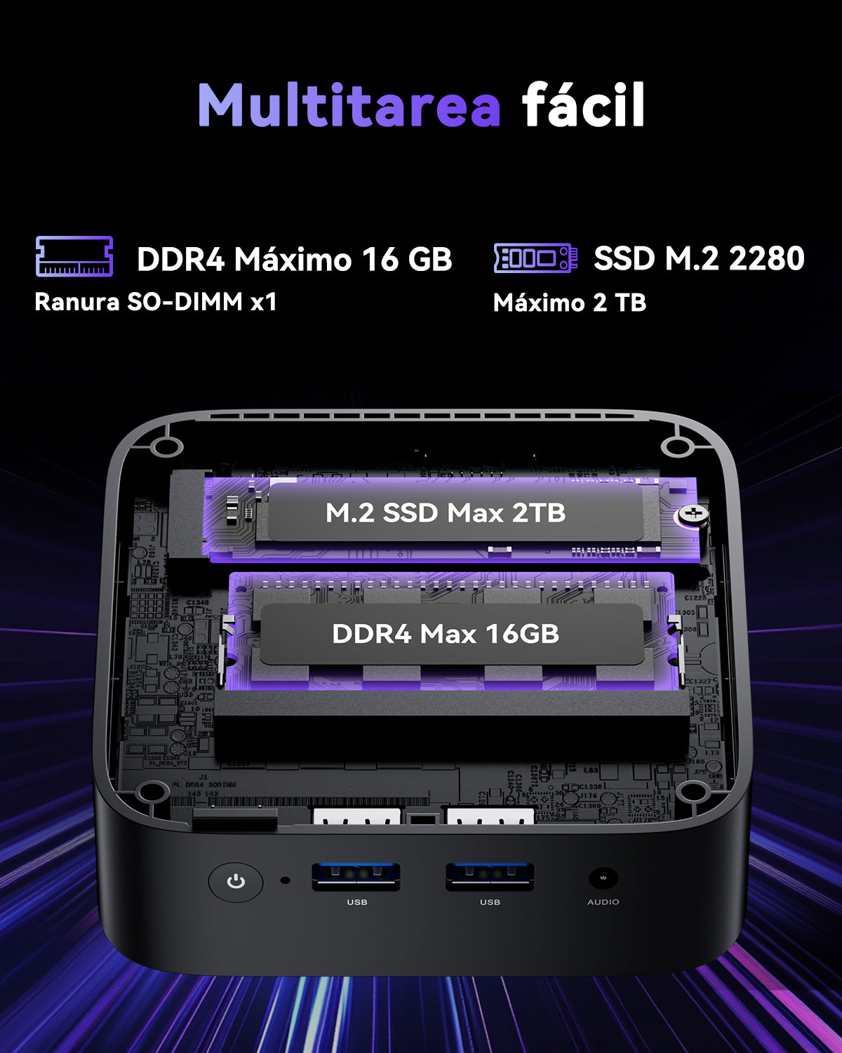 ACEMAGIC ‎V1 Intel Alder Lake N95/Twin Lake N150 Mini PC