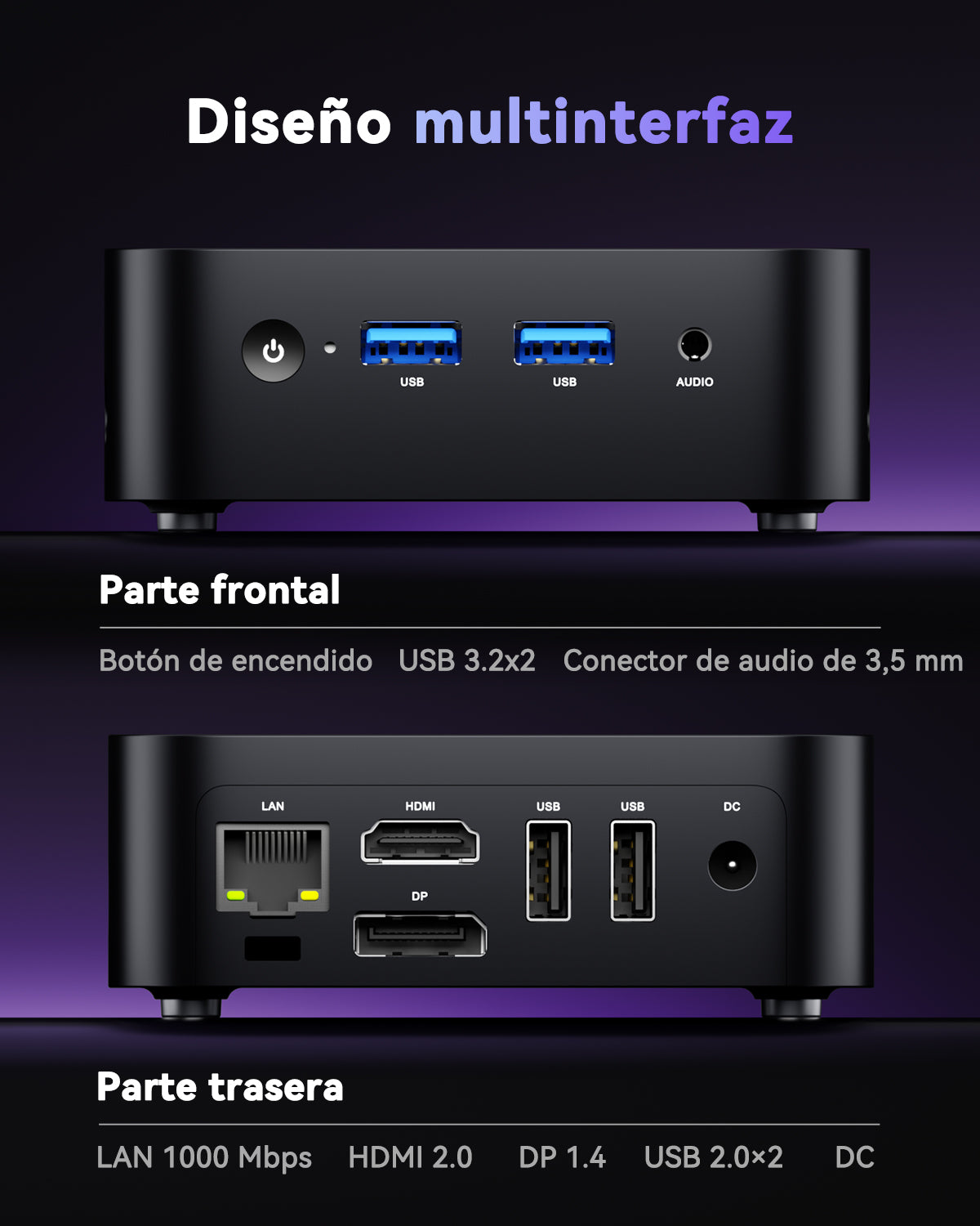 ACEMAGIC ‎V1 Intel Alder Lake N95/Twin Lake N150 Mini PC