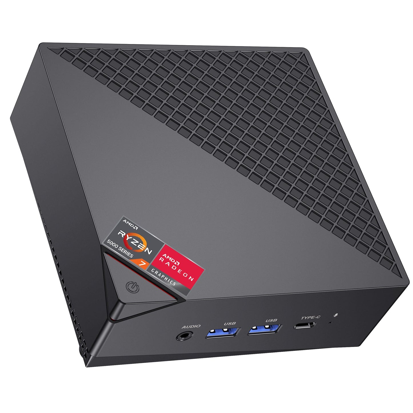 ACEMAGICIAN AM06PRO Mini PC, AMD Ryzen 7 5800U (8C/16T, hasta 4,4 GHz), Mini Ordenadores de sobremesa 16GB RAM DDR4 512GB M.2 2280 SSD, Doble Ethernet/WiFi 6/para Oficina, Ordenador Pequeño