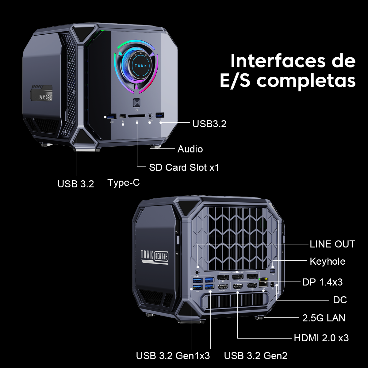 ACEMAGIC M1A PRO Intel Core i9-13900HK con RTX 5060 Mini PC