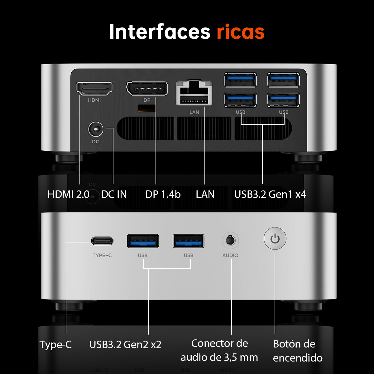 ACEMAGIC K1 AMD Ryzen™3 3300U/4300U Mini PC