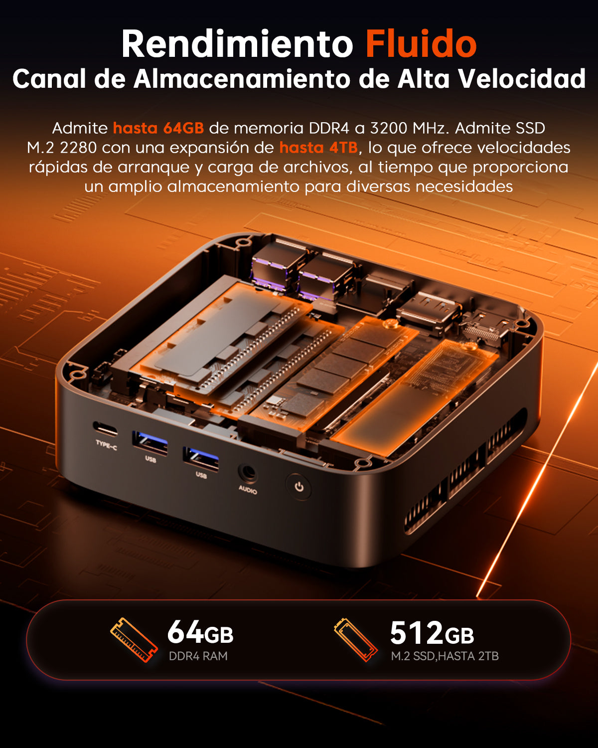 ACEMAGIC K1 AMD Ryzen 5 7430U Mini PC