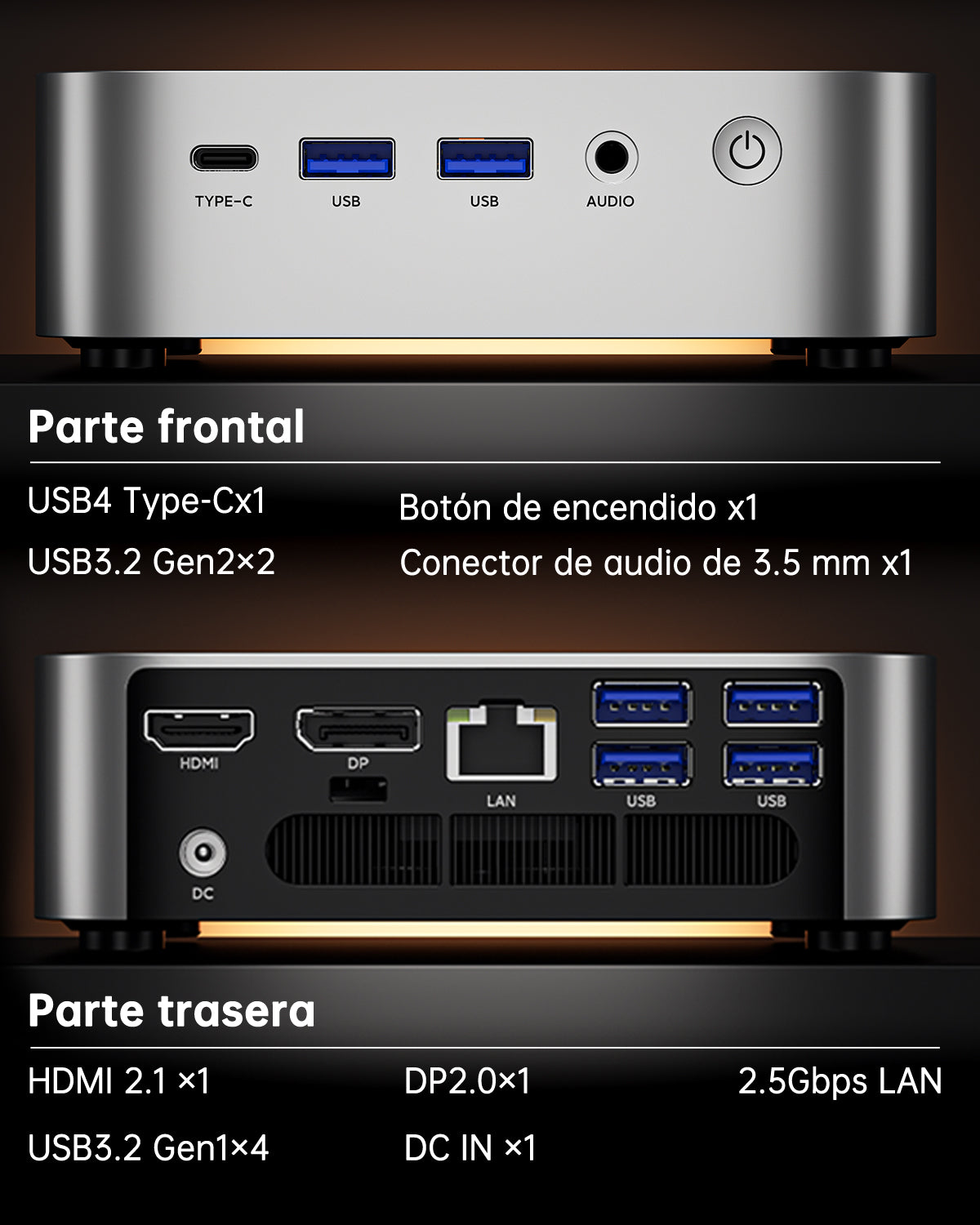 ACEMAGIC W1 AMD Ryzen 7 8745HS/H 255 Mini PC
