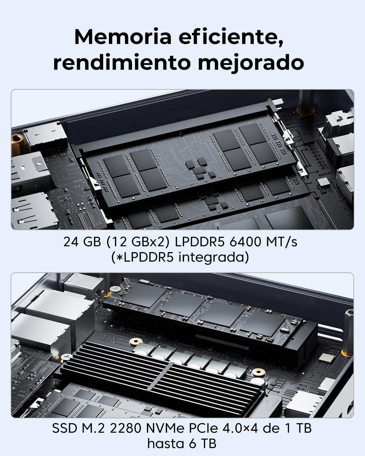 ACEMAGIC F5A AMD Ryzen™ 7 H 255/Ryzen AI 9 HX 470 Mini PC