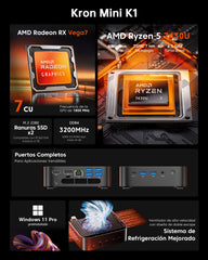 ACEMAGIC K1 AMD Ryzen 5 7430U Mini PC
