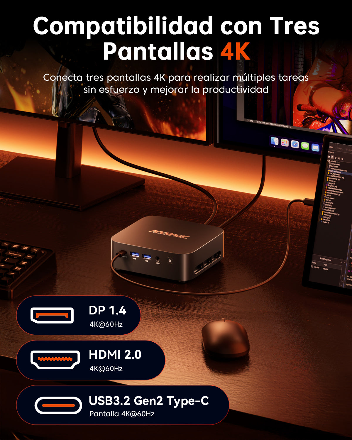 ACEMAGIC K1 AMD Ryzen 5 7430U Mini PC