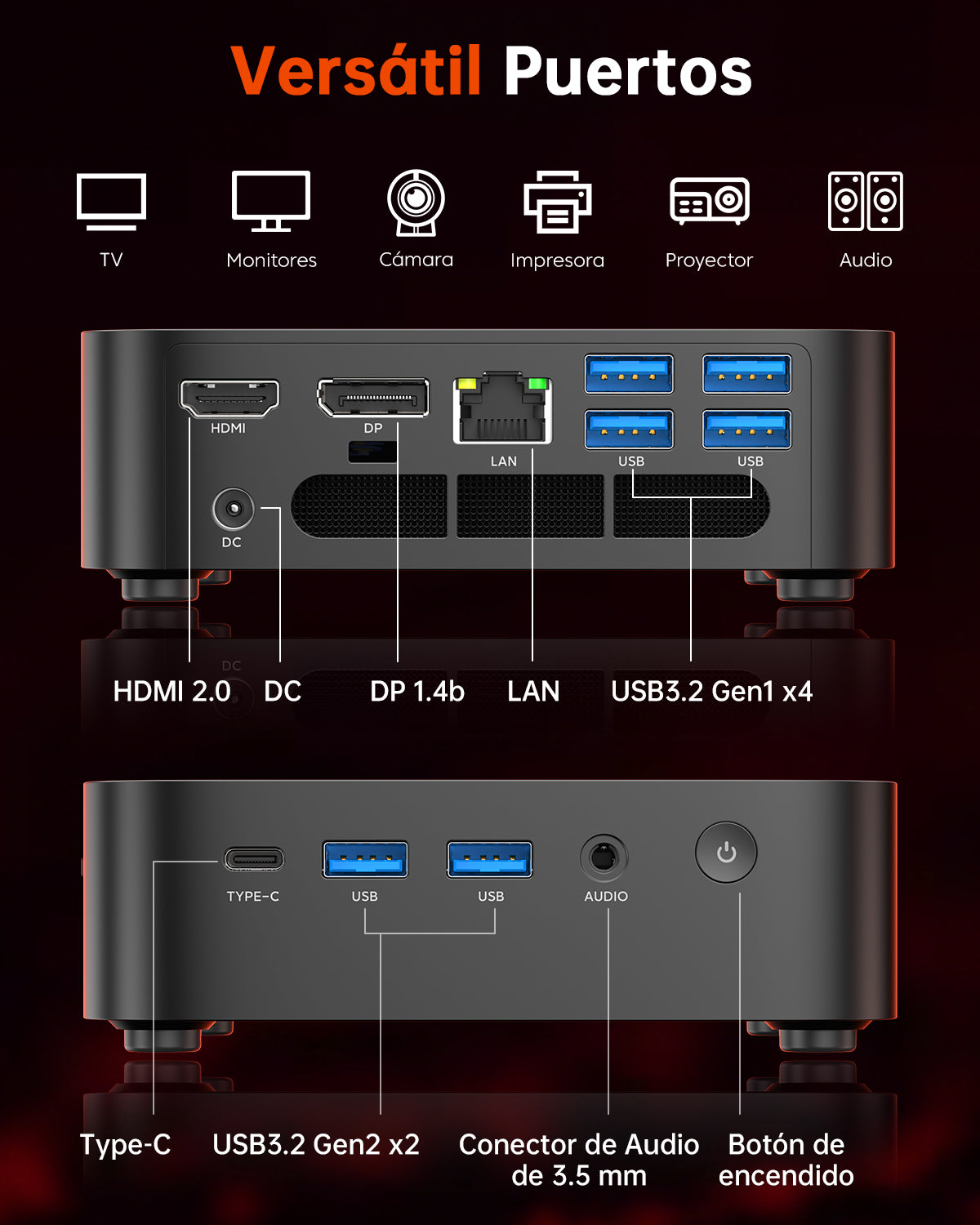 ACEMAGIC K1 AMD Ryzen 5 7430U Mini PC