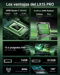 ACEMAGIC ‎LX15 PRO AMD Ryzen 7 7730U 15.6" Laptop