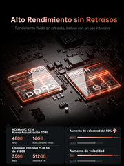 ACEMAGIC ‎RX16 AMD Ryzen 7 7735HS 16" Portátil