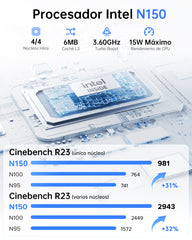 ACEMAGIC ‎V1 Intel Alder Lake N95/Twin Lake N150 Mini PC