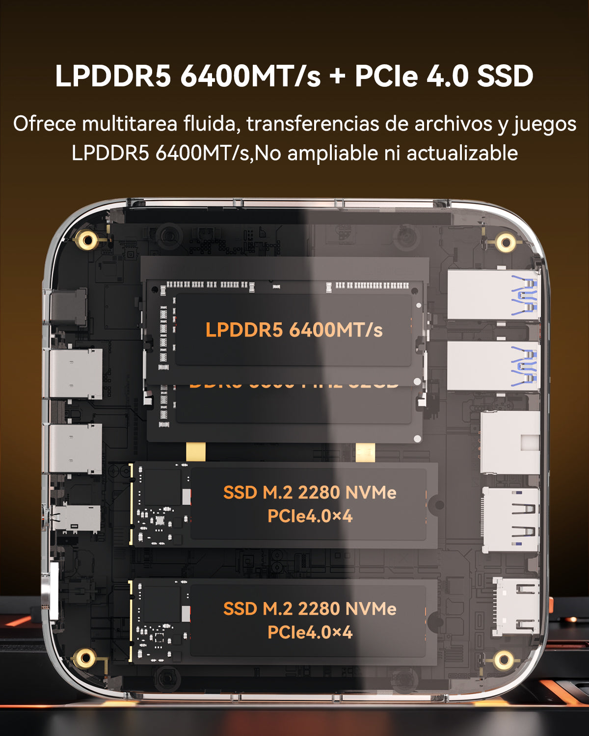 ACEMAGIC W1 AMD Ryzen 7 H255 Mini PC
